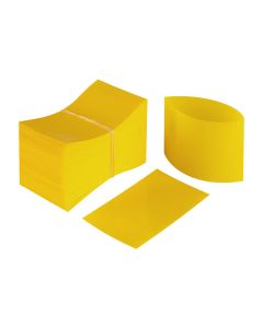 Yellow Heat Shrink Bands for Sauce Bottles with 38mm Finish (Pack of 250) - Fillmore Container