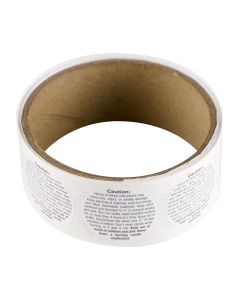 Candle Warning Sticker - Fillmore Container