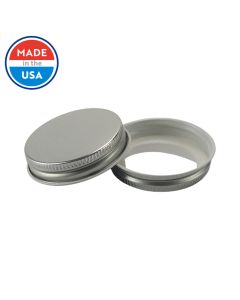 48-400 Silver Metal Lid - Fillmore Container