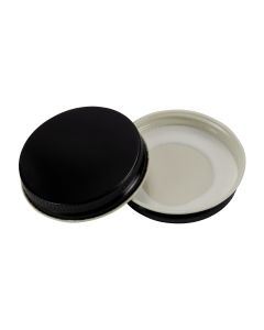 53/400 Black Metal Lid - Fillmore Container