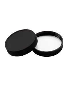 58/400 Plastic Black Matte Lid - Fillmore Container