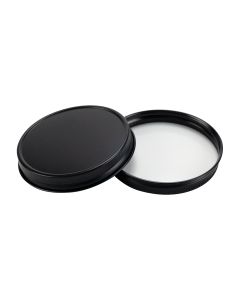 70/400 Continuous Thread Black Matte Finish Lid - Fillmore Container
