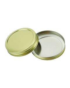 83-400 Continuous Thread Gold Metal Cap | Fillmore Container