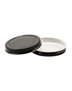 89-400 Black Metal Lid - Fillmore Container