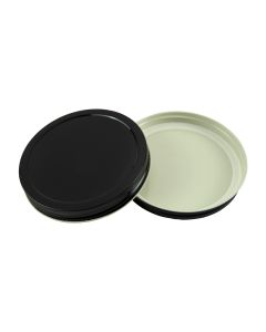 110/400 Black Metal Lid - Fillmore Container