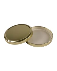 110/2070 Gold Metal Jar Lids - Fillmore Container