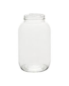 64 oz Round Glass Jar with Continuous Tread finish (Case of 6) - Fillmore Container