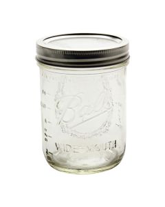 Wide Mouth Mason Jars (Case of 12) - Fillmore Container