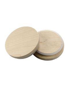 Raw Finish Maple Wooden Lid for Reno Tumbler - Fillmore Container