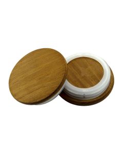 Dark Stained Pine Lid for Apothecary Jar - Fillmore Container