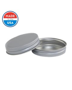 Aluminum Colored Unlined Mason Jar Lids - Fillmore Container