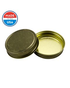 70/450 Antique Gold Unlined Lid - Fillmore Container