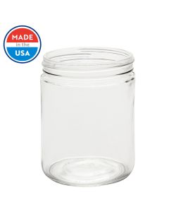 16 oz Round Straight-Sided Jar (Case of 12) - Fillmore Container