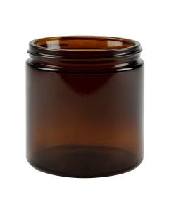 16 oz Amber Straight-Sided Jar (case of 12) Fillmore Container