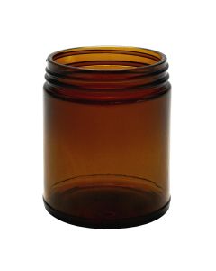 9 oz Amber Round Jar