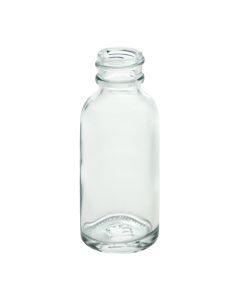 1 oz Clear Boston Round Bottle (Case of 48) - Fillmore Container