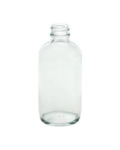 4 oz Clear Boston Round (Case of 24) - Fillmore Container