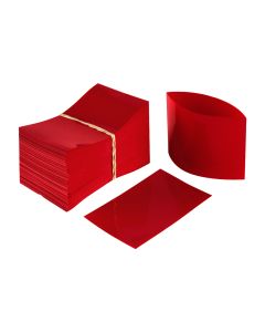 Red Heat Shrink Bands for Sauce Bottles with 38mm Finish (Pack of 250) - Fillmore Container