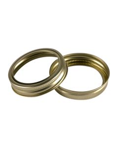 70mm Gold Regular Mouth Bands - Bulk