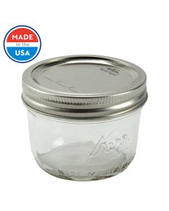 8 oz Kerr Wide Mouth Canning Jar (Case of 12) - Fillmore Container