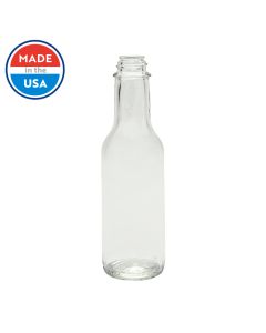 nicebottles Clear Glass Woozy Bottles, 12 Oz - Case of 12