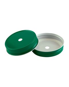 Mason Jar Straw Hole Lid - Green1RC-G70-Hole 9MM Green