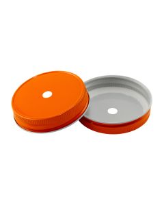 ORANGE G70 CT Plastisol Lid with a 9mm Hole in CenterRC-G70-Hole 9MM Orange