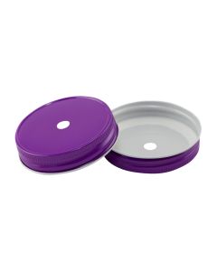 PURPLE G70 CT Plastisol LId with a 9mm Hole in CenterRC-G70-Hole 9MM Purple