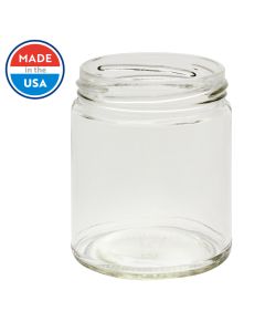 9 oz Straight Sided Jar with Lug Finish (Case of 12) - Fillmore Container