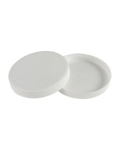 White plastic continuous thread closure