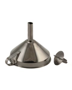 Stainless Steel Funnel with Straining FilterFNL-Straining SS