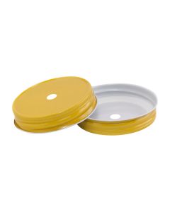 Straw Hole Cap for Canning Jar - YellowRC-G70-Hole 9MM Yellow