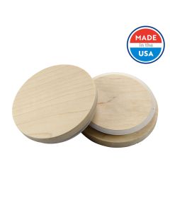 Raw Finish Maple Wooden Lid for Reno Tumbler - Fillmore Container