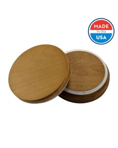 Dark Stained Maple Wooden Lid for Reno Tumblers - Fillmore Container