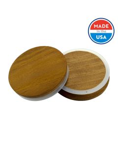 Thin Pine Dark Stained Wooden Lid - Fillmore Container