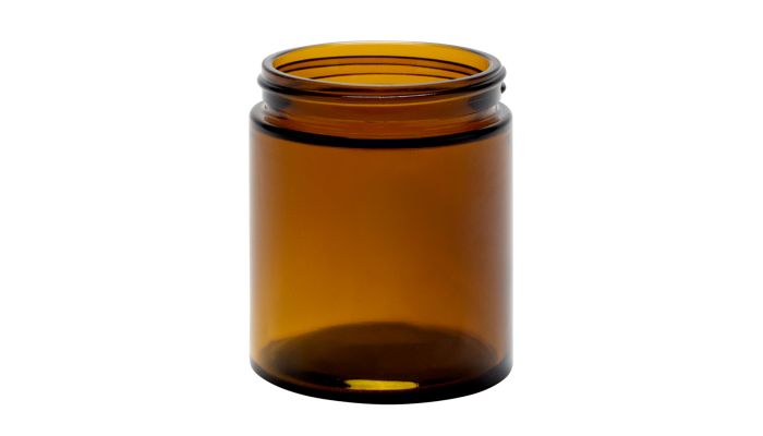 6 Oz Glass Jars With Metal Lid, Choose Amber, Green or Clear, Free Shipping  