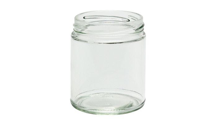 Set of 6, 24 oz Glass Jars with 70TW Lug Lids