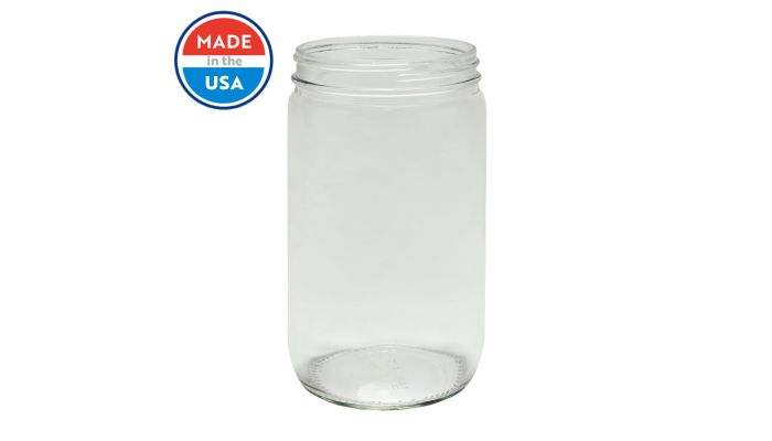 32 fl oz Empty Plastic Spice Jar with Caps