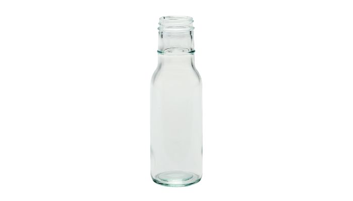 10 oz Long Neck Glass Sauce Bottle - 28/400 Finish