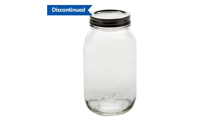 Ball Regular Mouth Mason Jars with Lids, Quart - 12 pack