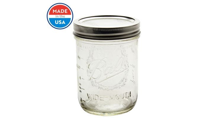 16 oz Large Glass Jar