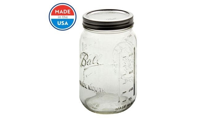 Ball Wide Mouth Canning Jars - 12 Count