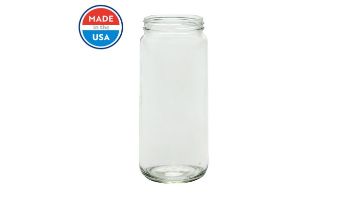 16 oz Clear Glass Paragon Spice Jars - 12/Case, Clear Type III 63-400