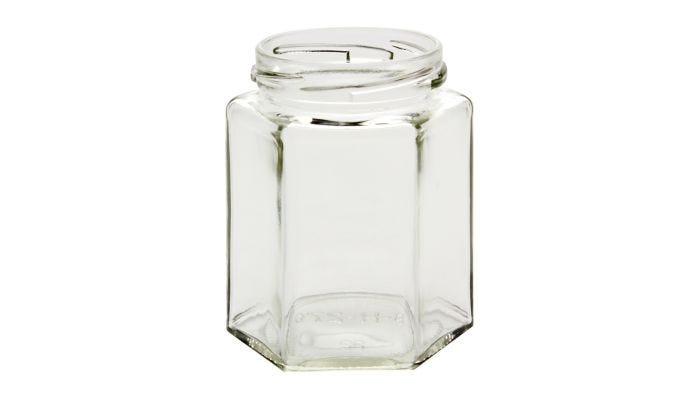 Glass Hexagon Jars, Wholesale & Bulk