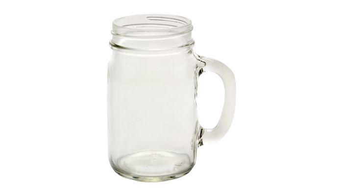 Mason Jar Mugs - Pint Drinking Jars With Handles