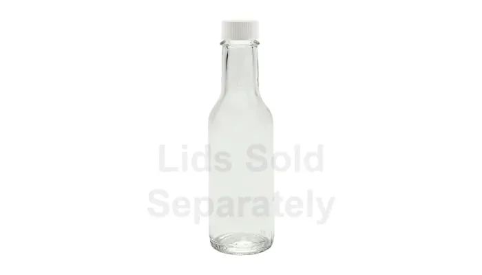 Details about   NEW 5oz Hot Sauce Glass Clear Woozy Bottles With Black Lids 12 24 36 48 60 Packs
