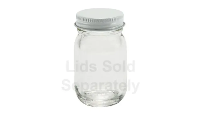 50 Mini Fall Glasses 53 ML Marmalade Jars Lids Mason Jars White 