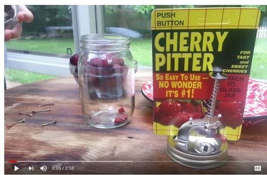 Cherry Pitter How To Use