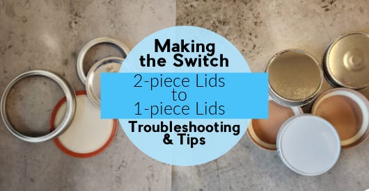Switching from Two Piece Lids to One Piece Lids