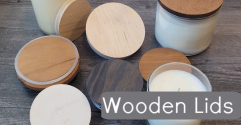 Wooden Lids for Candle Jars